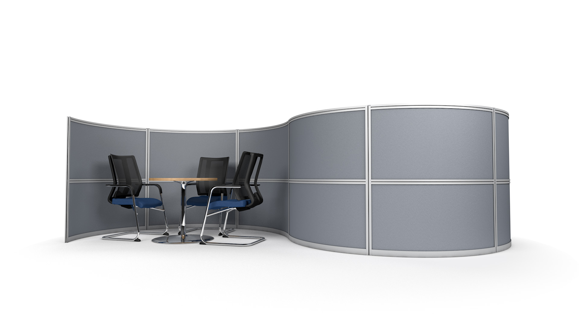 Curved Office Partitions Freestanding Office Screens